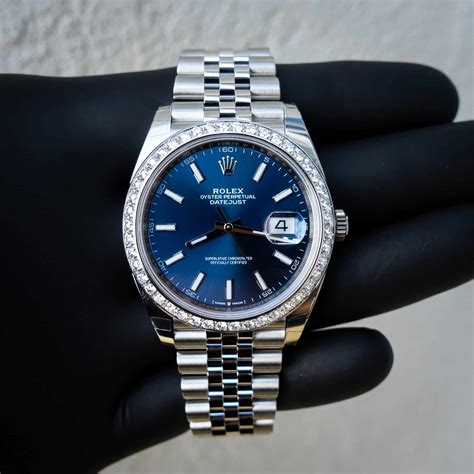 rolex diamond bezel 41mm|rolex datejust 41 diamond numbers.